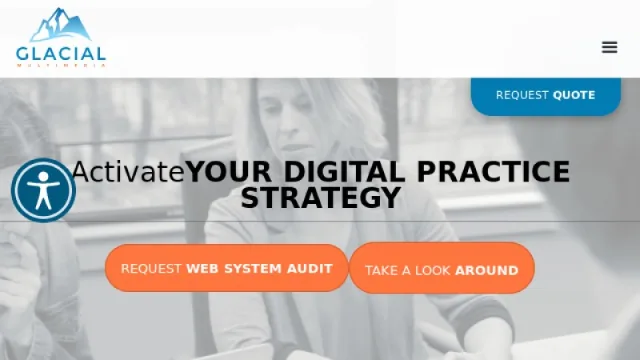 Glacial Multimedia website screenshot