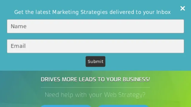 Web Strategy Plus website screenshot
