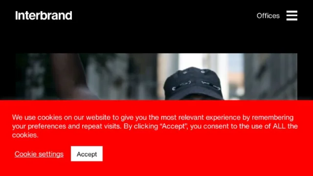Interbrand website screenshot