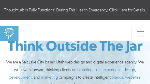 ThoughtLab website screenshot