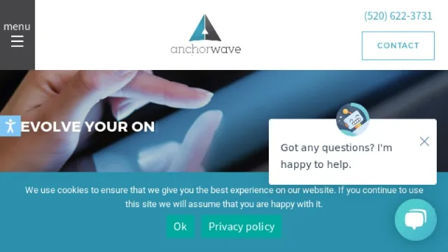 Anchor Wave Internet Solutions, LLC website screenshot