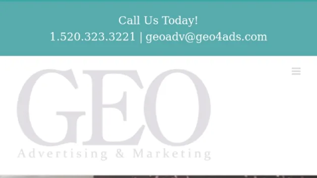 GEO website screenshot