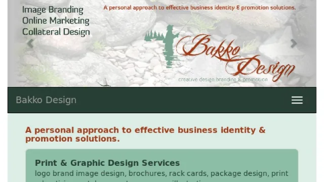 Bakko Design website screenshot