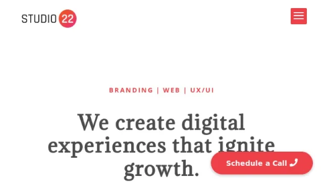Studio 22 Design website screenshot