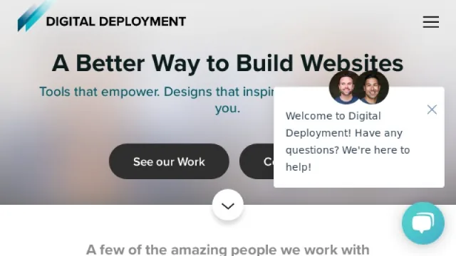 Digital Deployment website screenshot