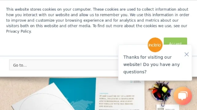 INCITRIO website screenshot