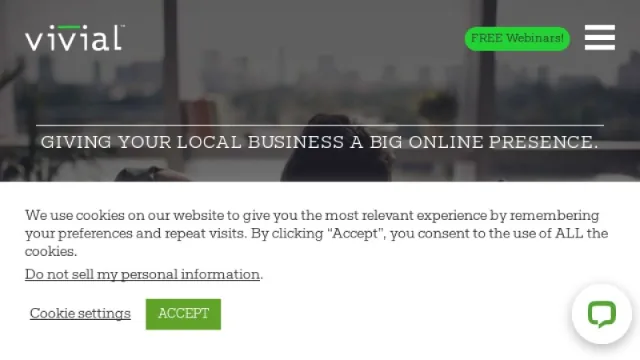 Vivial website screenshot