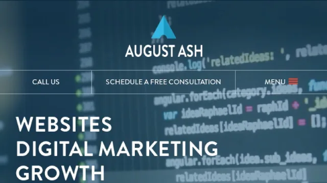 August Ash website screenshot