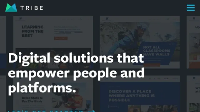 Modern Tribe website screenshot
