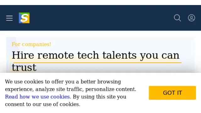 Soshace website screenshot