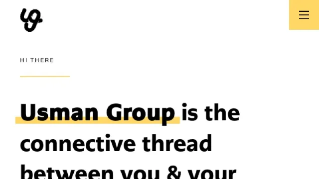 Usman Group website screenshot