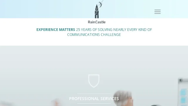 RainCastle Communications, Inc. website screenshot