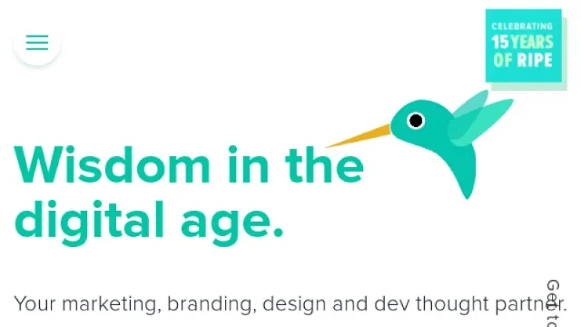 Ripe Media website screenshot