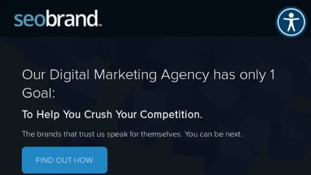 SEO Brand website screenshot