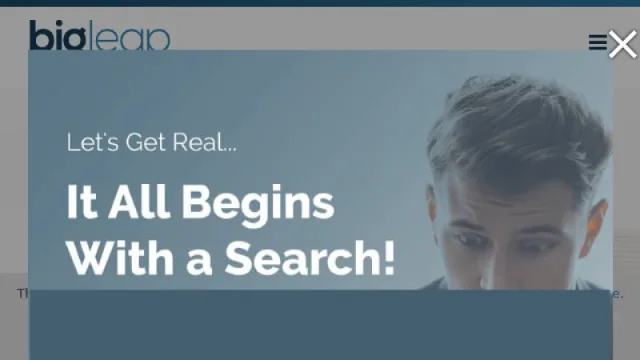 Big Leap website screenshot
