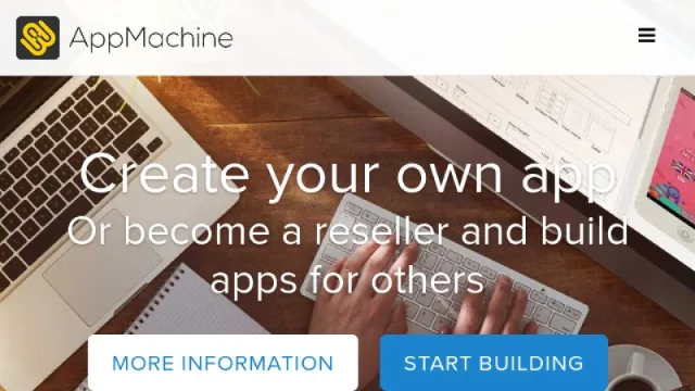 AppMachine website screenshot