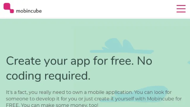 Mobincube – Mobimento Mobile website screenshot