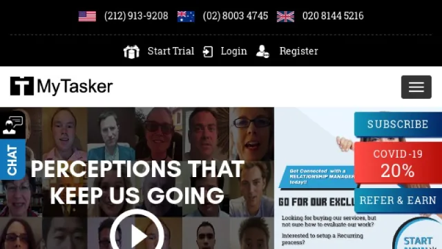 MyTasker website screenshot