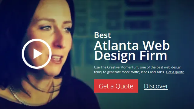 The Creative Momentum website screenshot