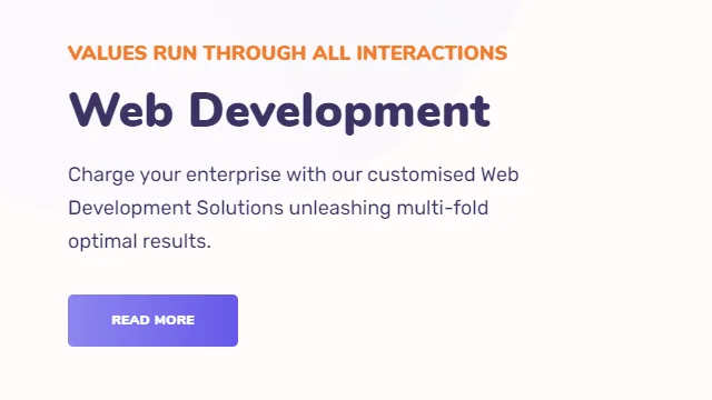 Dev Technosys Private Limited website screenshot